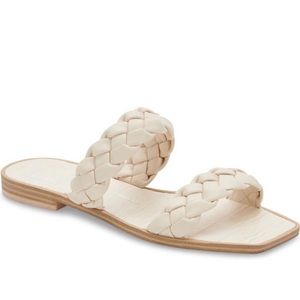 Dolce Vita Indy Sandal in Ivory Stella Size 10